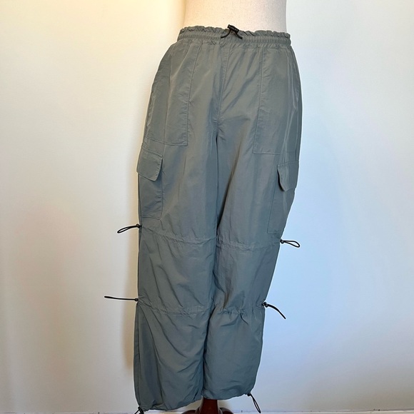 Zoe Green Cargo Pants Straight Leg Size Small - Picture 6 of 9